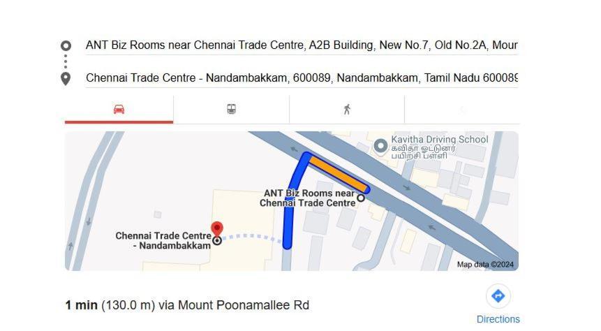 Ant Biz Rooms Near Chennai Trade Centre Екстериор снимка